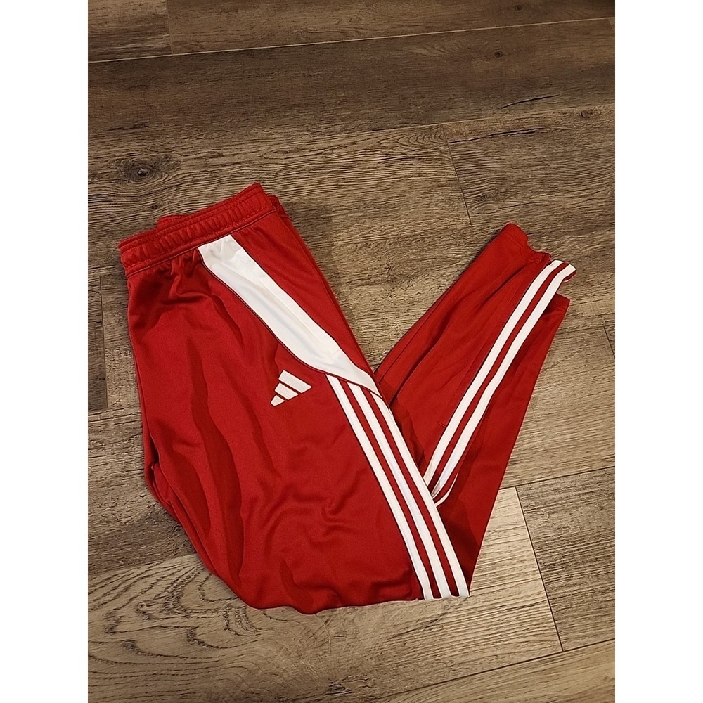 Adidas Tiro 24 Men's Soccer Track Jogger‎ Pants IV7264 Red White NEW Size Medium